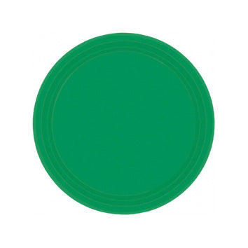 Green Paper Dessert Plates - 20ct