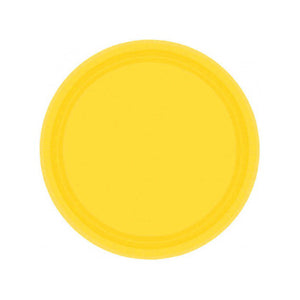 Yellow Paper Dessert Plates - 8ct