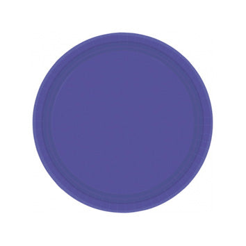 Purple Paper Dessert Plates - 8ct