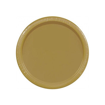 Gold Paper Dessert Plates - 20ct