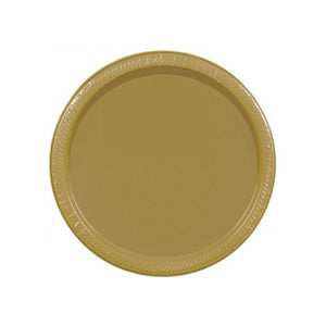 Gold Paper Dessert Plates - 20ct