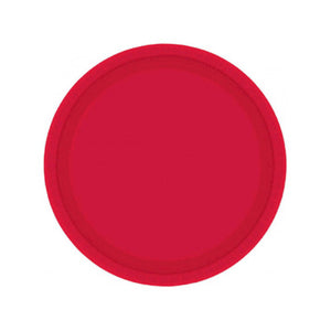 Red Paper Dessert Plates - 8ct