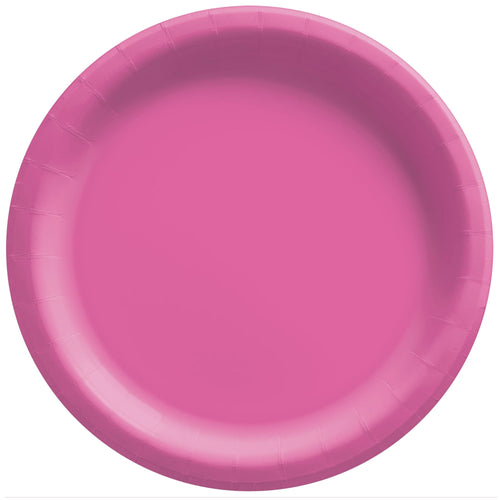 Candy Pink Paper Dessert Plates
