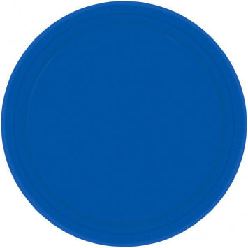 Royal Blue Paper Dinner Plates - 16ct