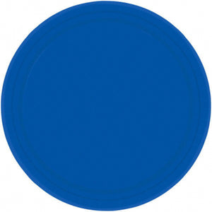 Royal Blue Paper Dinner Plates - 16ct