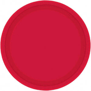 Red Paper Dinner Plates - 8ct