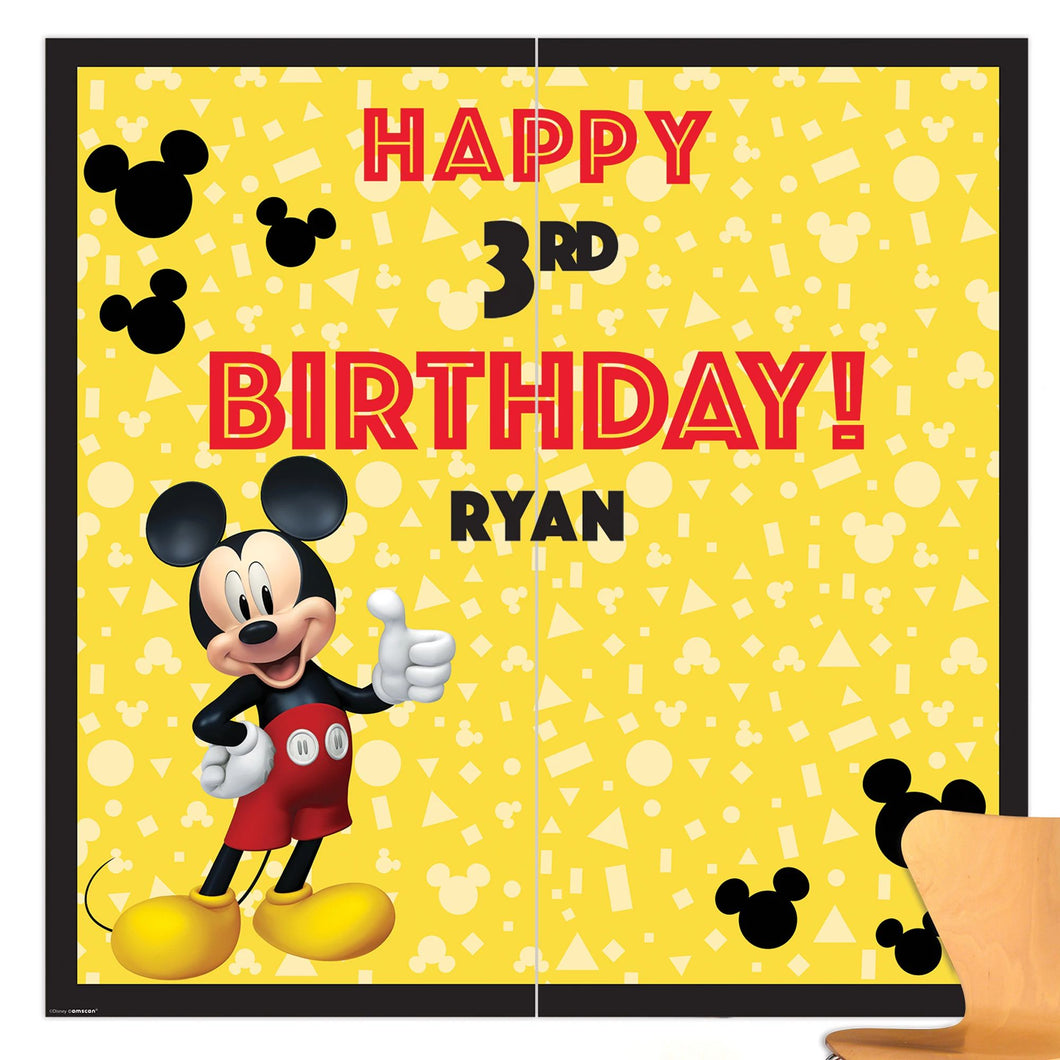 Mickey Mouse Custom Backdrop
