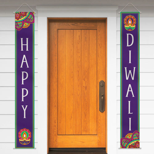 Diwali Hanging Flags - 2ct