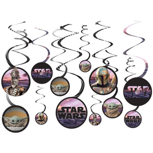Mandalorian Hanging Swirls