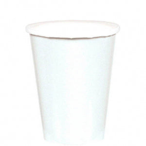 White 9oz Cups - 8ct
