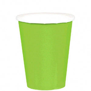 Lime Green 9oz Cups - 8ct