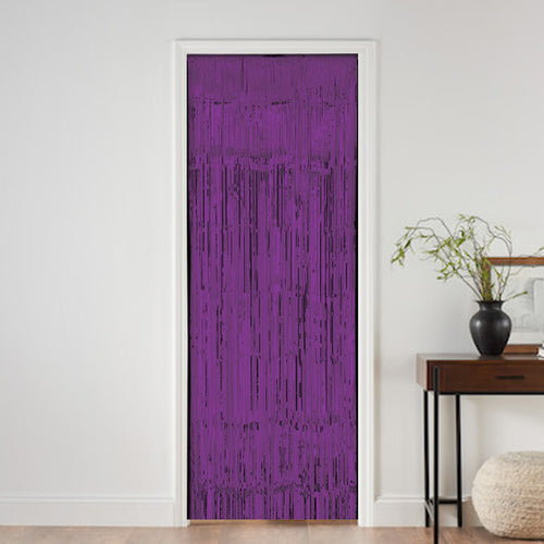 Metallic Curtain - Purple