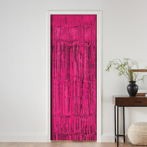 Metallic Curtain - Pink