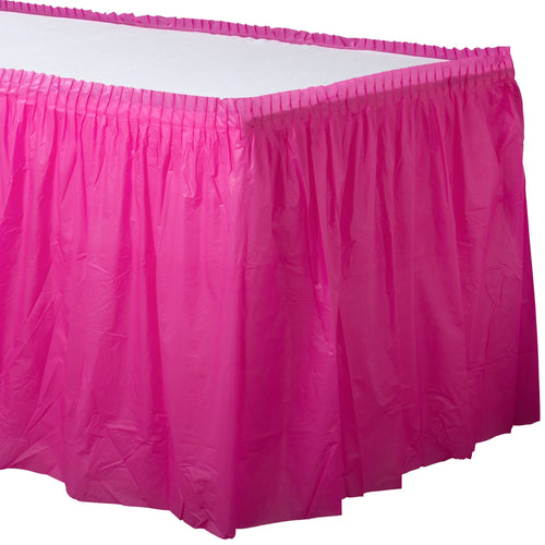 Candy Pink Table Skirt