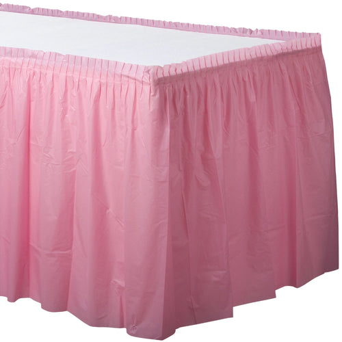 Pink Table Skirt