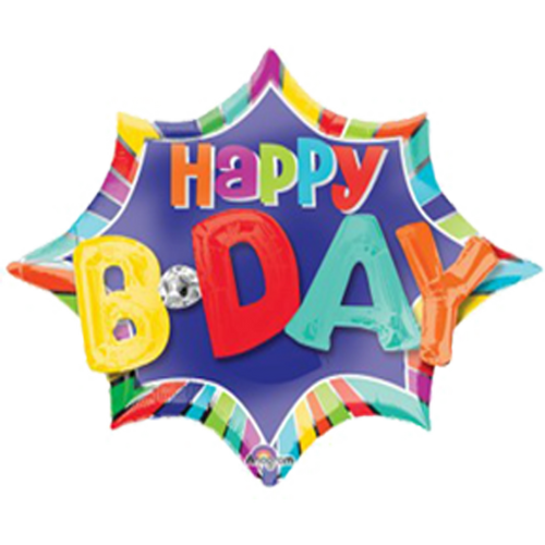 Birthday Burst 3D 35