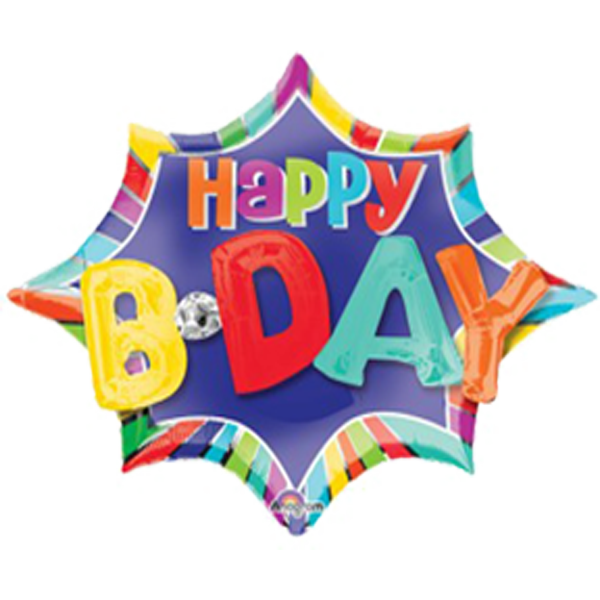 Birthday Burst 3D 35