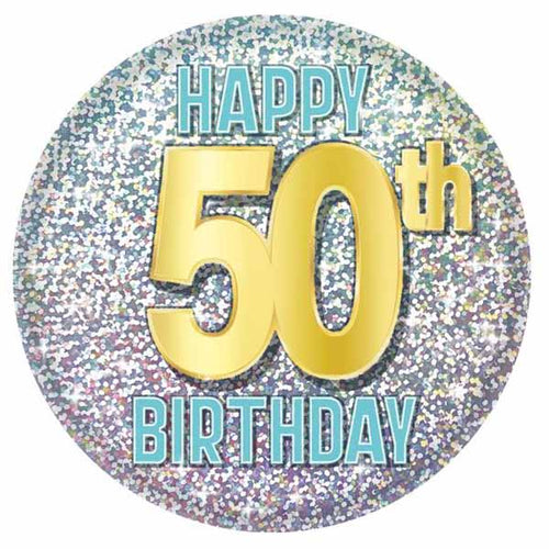50th Birthday Button