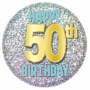 50th Birthday Button