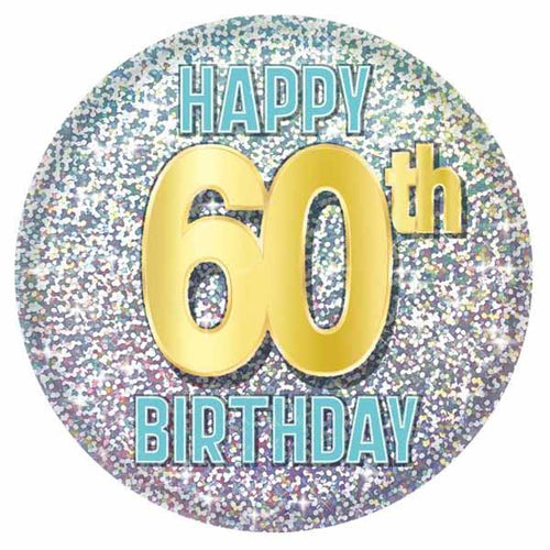 60th Birthday Button