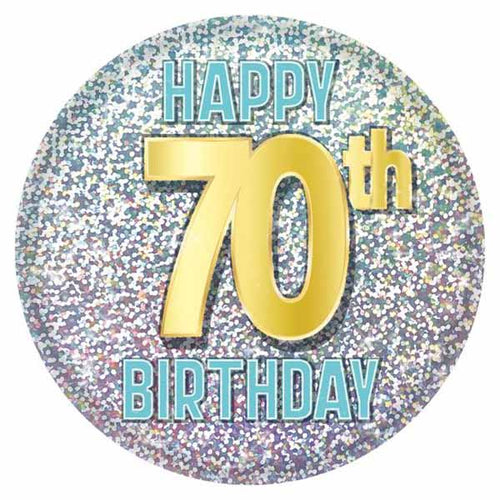 70th Birthday Button