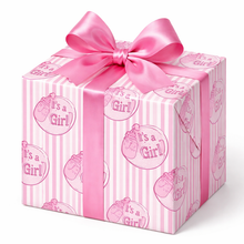 Load image into Gallery viewer, It's A Girl Gift Wrap
