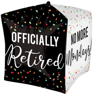 Retirement 16" Cube Balloon