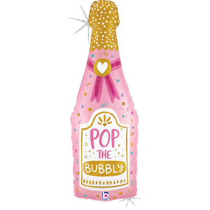 Pink Champagne 37" Foil Balloon