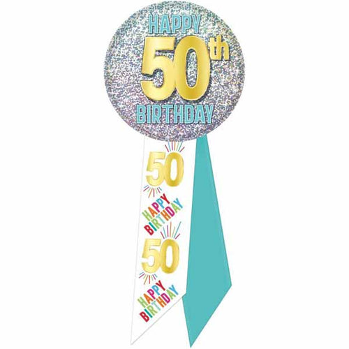 50th Birthday Ribbon