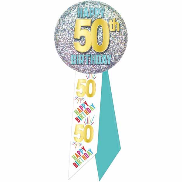 50th Birthday Ribbon