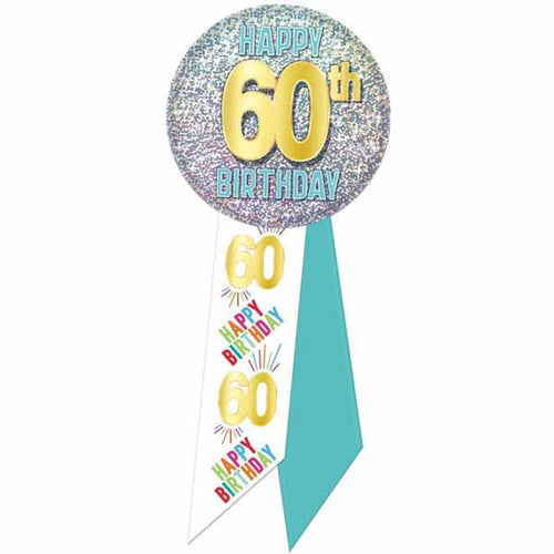 60th Birthday Ribbon