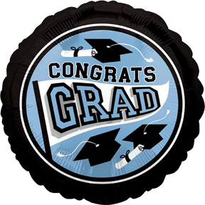 School Sprit 18" Foil Balloon - Light Blue