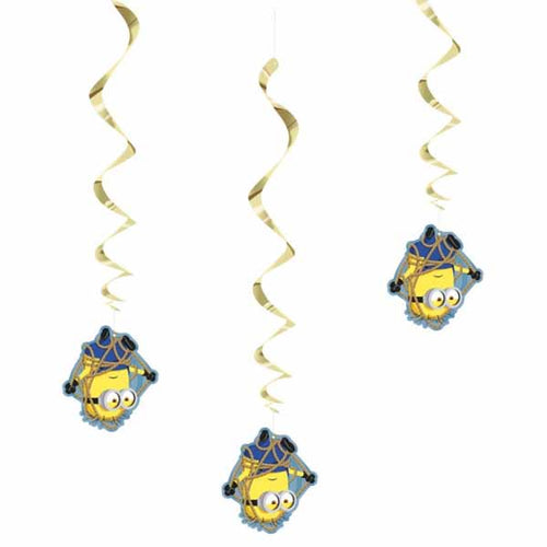 Despicable Me Hanging Swirls - 3ct