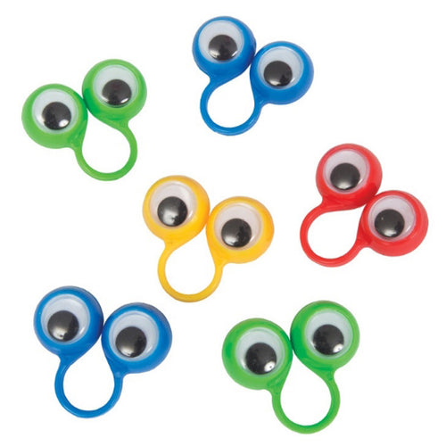 Googly Eyed Finger Puppets - 8ct