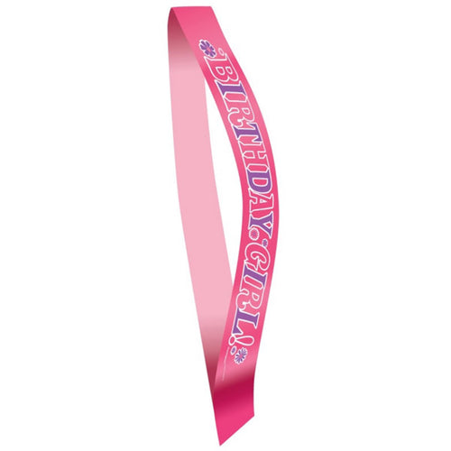 Birthday Girl Satin Sash