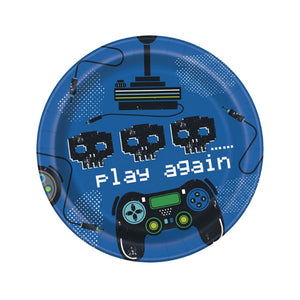 Gamer Dessert Plates - 8ct