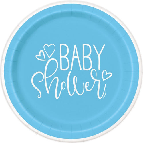 Blue Hearts Dinner Plates