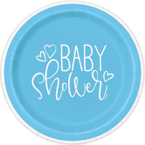 Blue Hearts Dinner Plates