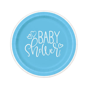 Blue Hearts Dessert Plates
