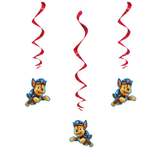 Paw Patrol Hanging Swirls - 3ct