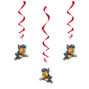 Paw Patrol Hanging Swirls - 3ct