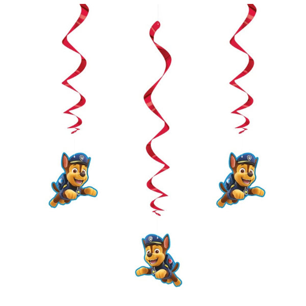 Paw Patrol Hanging Swirls - 3ct