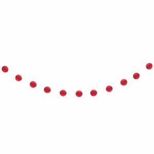 Red Honeycomb Garland