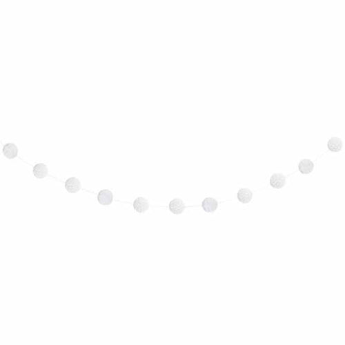 White Honeycomb Garland