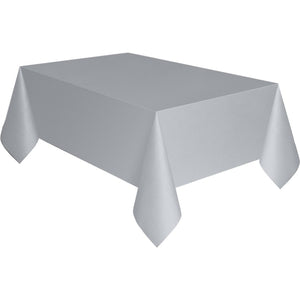 Silver 54in x 108in Table Cover
