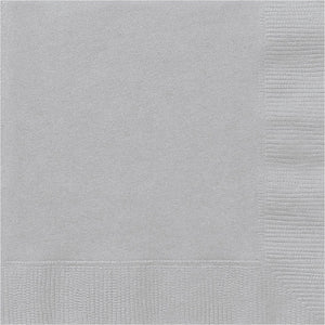Silver Luncheon Napkins - 20ct