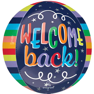 Welcome Back Orb Balloon