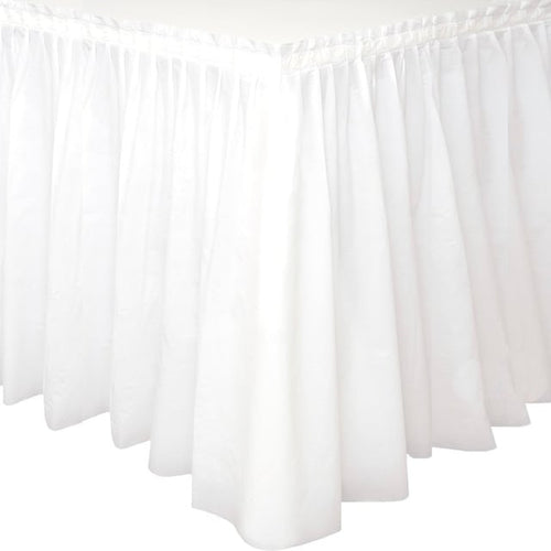 White Tableskirt