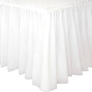White Tableskirt