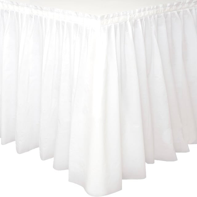 White Tableskirt
